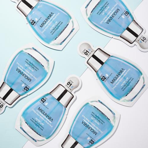 Miguhara 2-Step Aqua Balance Mask Pack (5 Sheets)