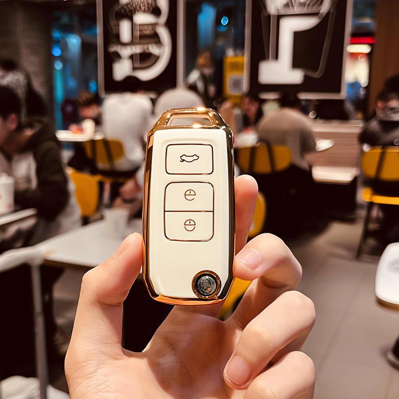 TPU Car Key Cover Remote Fobs Key Case Protector Keychain Holder For FAW Besturn B30 X40 2017 2018 2019 2020 2021 Auto Accessories