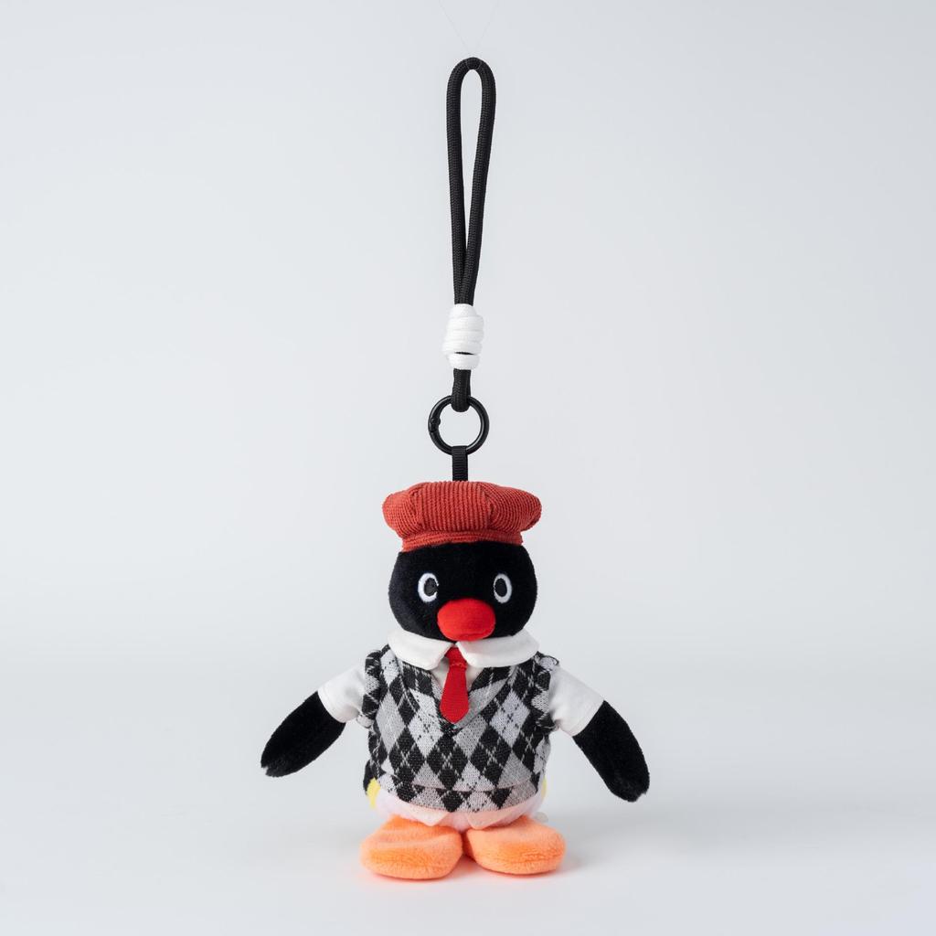 Portachiavi Peluche Pinguino Originale Bambola Ornamento per Zaini