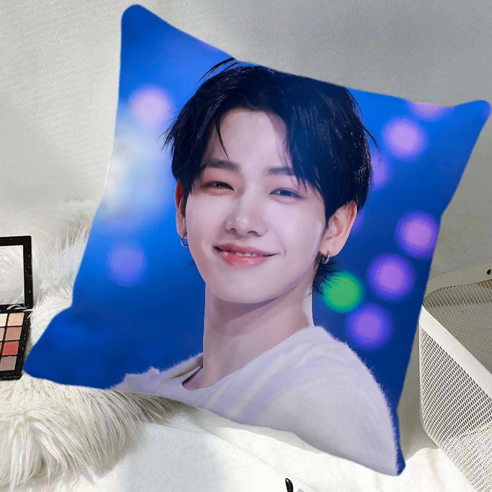 Myung Jaehyun Kpop Pillow Case Square Pillow Bedroom Sofa Leisure Comfort Cushion Car Home Decoration