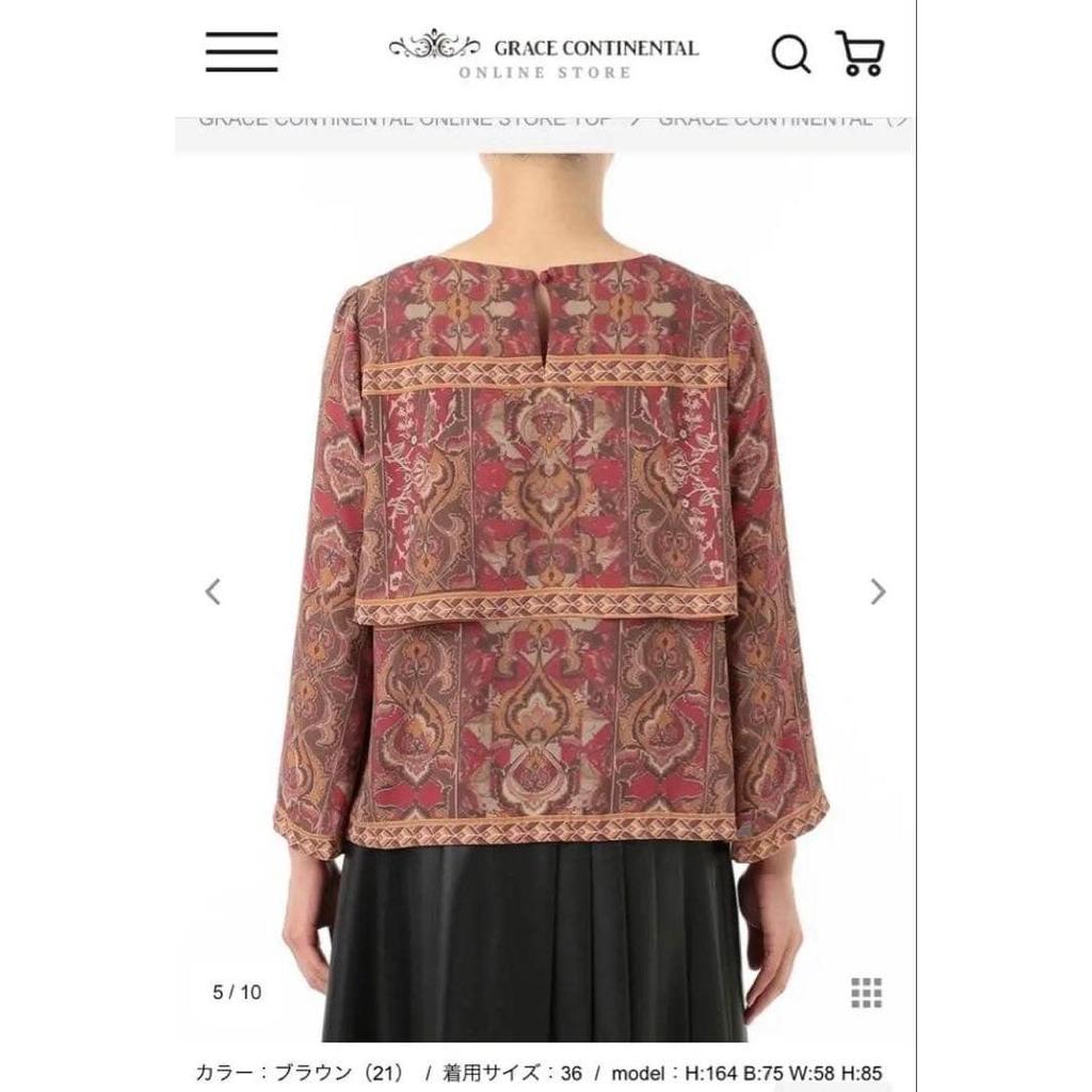 Used ORIENT PATCHWORK TOPS 36