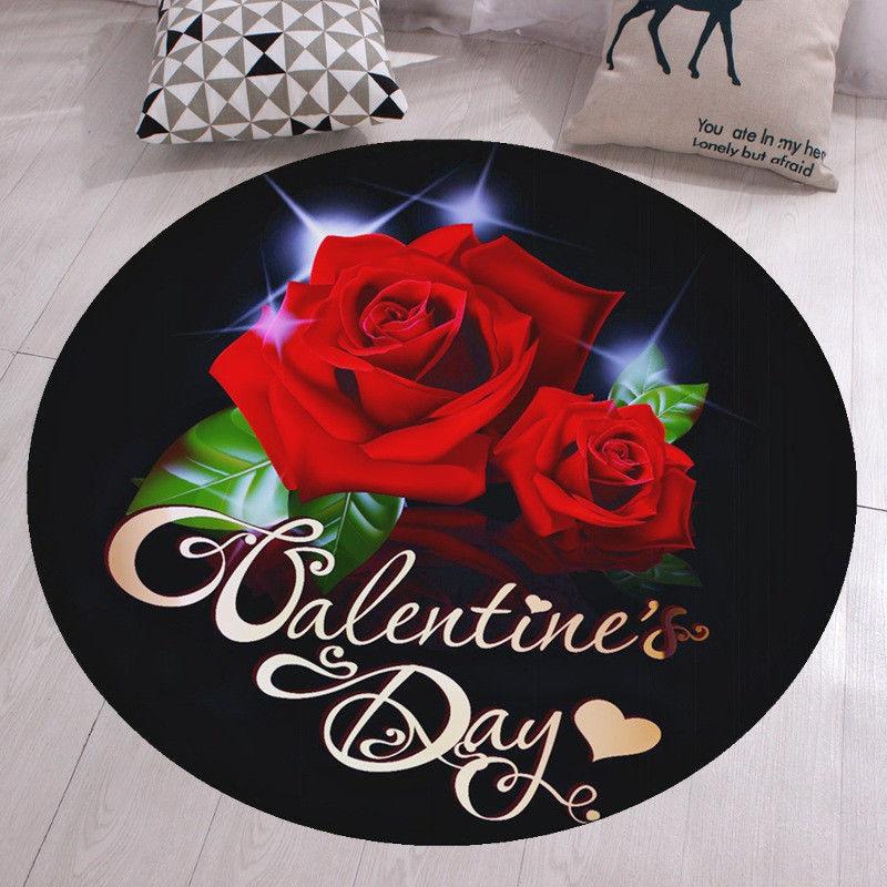 

Круглий килим 3D-друкований килим для вітальні, спальні, дитячий килим 60cm