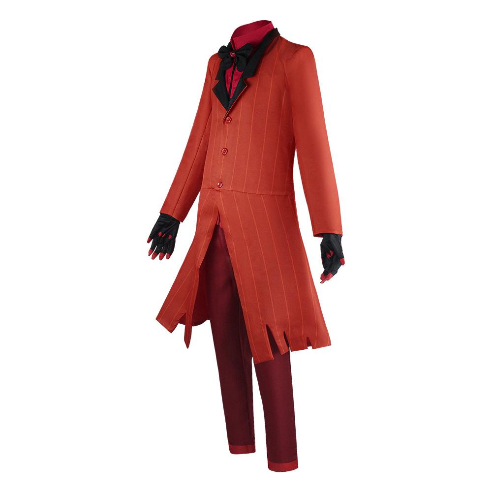 Hazbin Hotel Rouge Cosplay Ensemble Complet, Costume d'Anime pour Halloween et Spectacle sur Scène