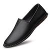 Herren Casual Leder Slipper Loafer - Große Größe Rindsleder Schuhe