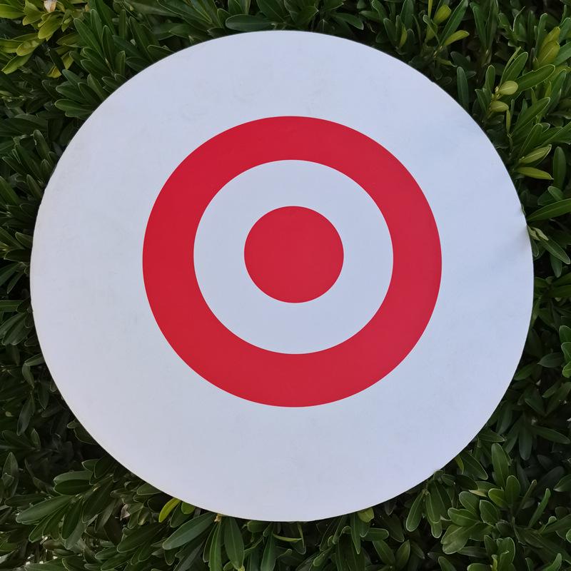 Rundes schwarz-weißes EVA-Bogenschießziel für den Außenbereich für Spiel und Unterhaltung