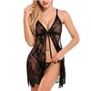 Dámská krajka Sleepwear Řasa noční košile Sexy spodní prádlo noční košile Spodní prádlo