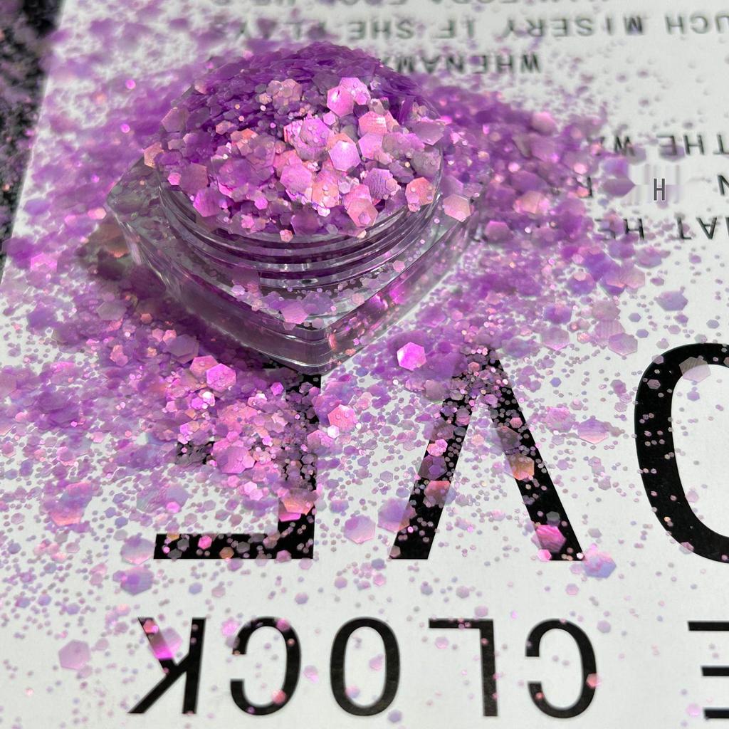 Polarized Pastel Ultra-Thin Large Sequin Nail Art Decorations