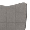 Relax Chair In Taupe Fabric