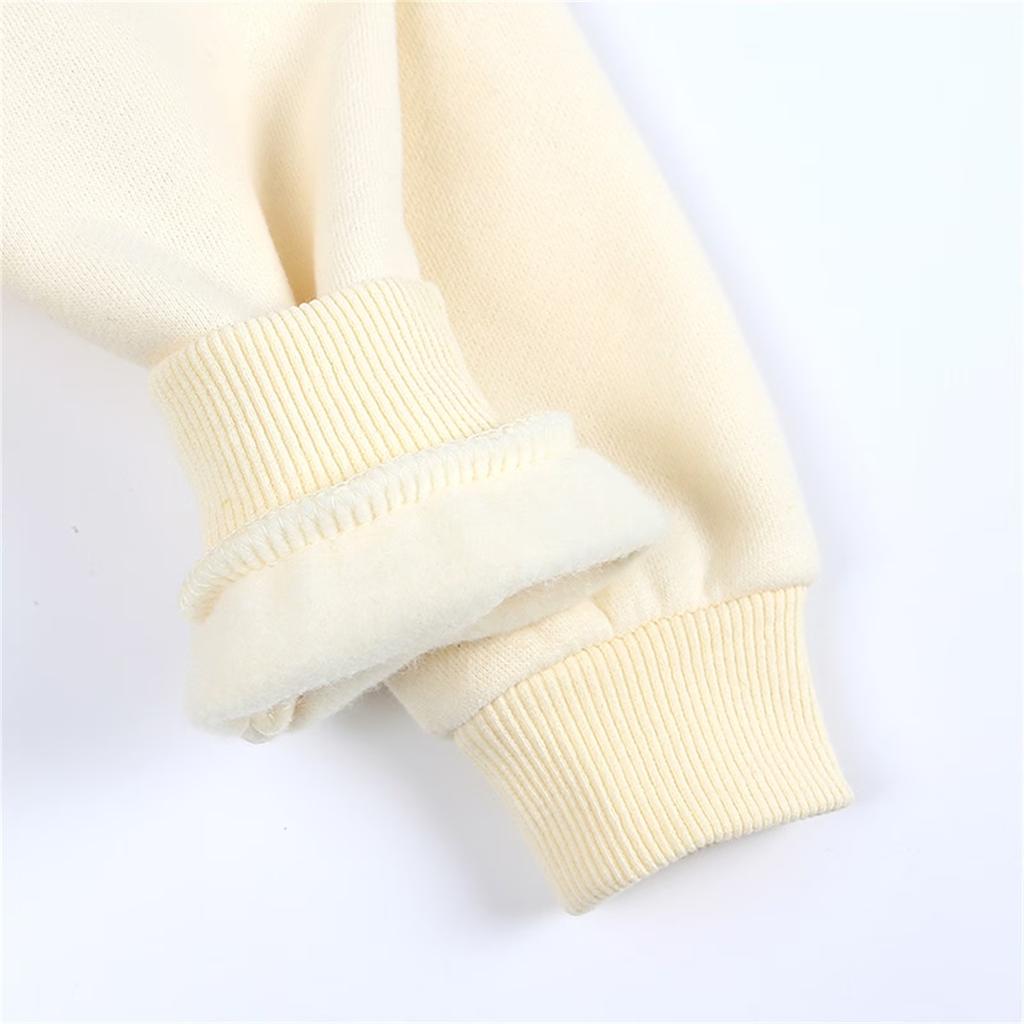 Kids Solid Color Hoodie Pullover Casual Loose Fit Long Sleeve Hooded Sweatshirt for Children Boys and Girls Soft Comfortable Fabric