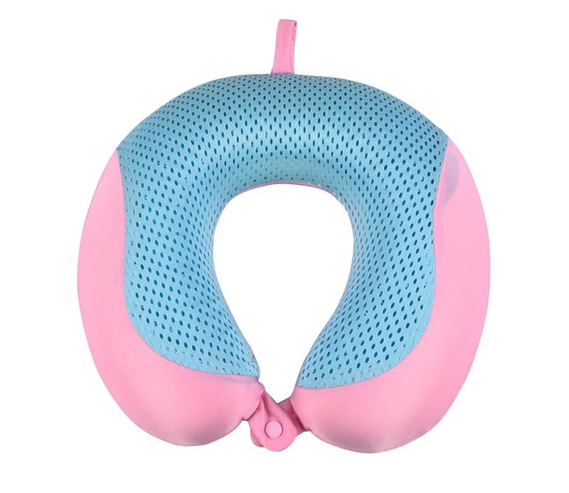 

Летняя прохладная дорожная подушка для шеи, офисная подушка для сна, дорожная подушка для тела, подушка с эффектом памяти, симпатичные подушки для сна 31x30x10cm