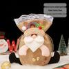 Burlap Drawstring Lace Apple Bag Santa