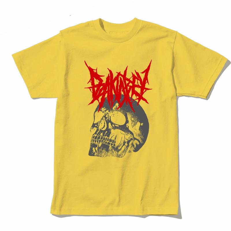 

Coolmind U0009-T2 Skull Print Graphic Men T Shrit Exclusive Graphic Men Tshirt Loose Unisex Tee Shirts Men 2XL