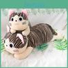 Kızlar İçin Sevimli Gri Kedi Peluş Yastık Oyuncak, PP Pamuk Dolgulu, Kısa Peluş Kumaş, 25cm-55cm
