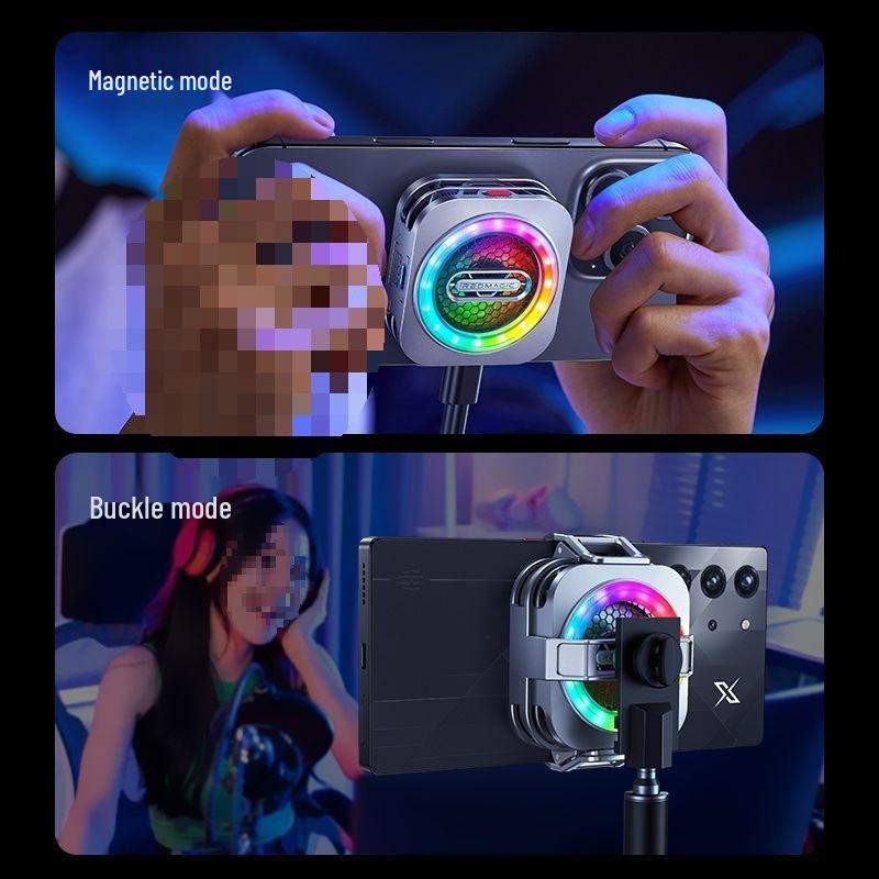 Магнитный полупроводниковый игровой охладитель для телефона Red Magic 6 Pro