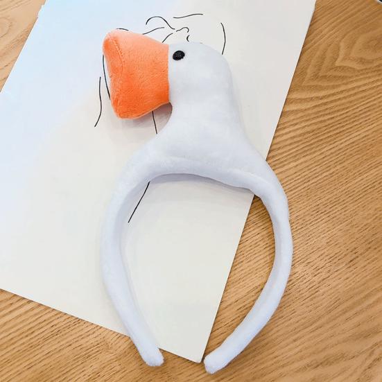 Cartoon Little Yellow Duck Hair Hoop Funny Animal Decor Kids Headband Girl Hair Clip Children Gift