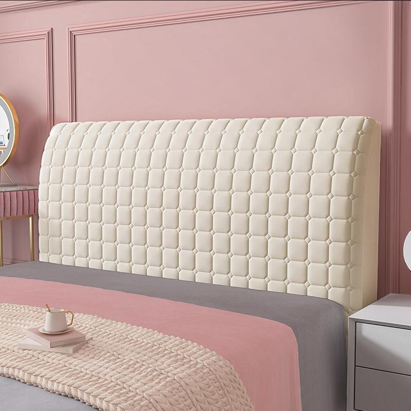 Роскошный клетчатый чехол для изголовья кровати, утолщенный, мягкий, все включено, чехлы для спинки кровати, противопылевые, защита для изголовья кровати 120cm