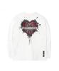 QT8 GARMENTS Oc Rawberry X Qt8 Heart Long Sleeve (Ivory)