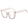 Oversized Cat Eye Glasses Women Trendy Vintage Blue Light Blocking Eyewear Brand Design Chic Non-prescription Eyeglasses