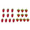 10 Pezzi Fragole Artificiali Realistiche Simulazioni Modello di Frutta Fragole Finte Oggetti di Scena per Esposizione Feste in Cucina Decorazioni per la Casa