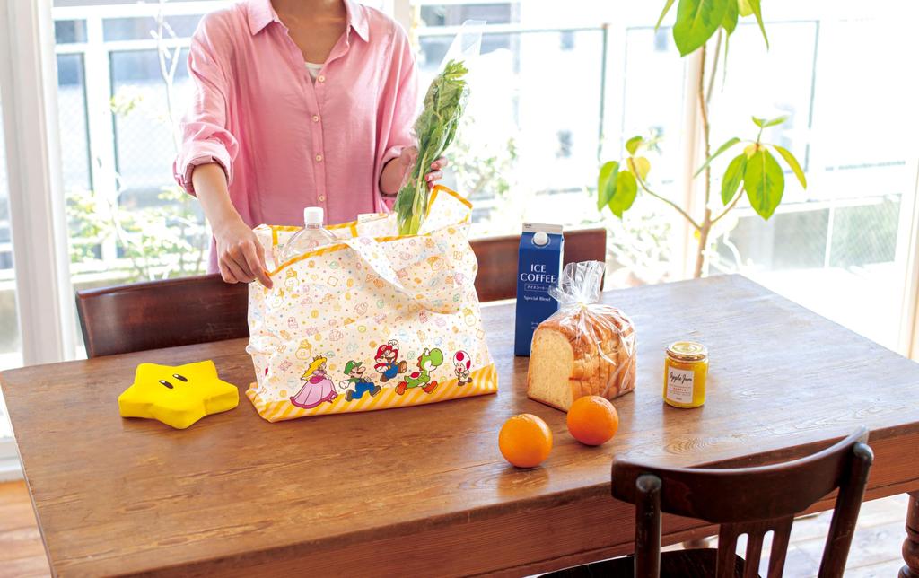 Nintendo Sales Super Mario Wrapping x Eco Bag (Mario Characters)