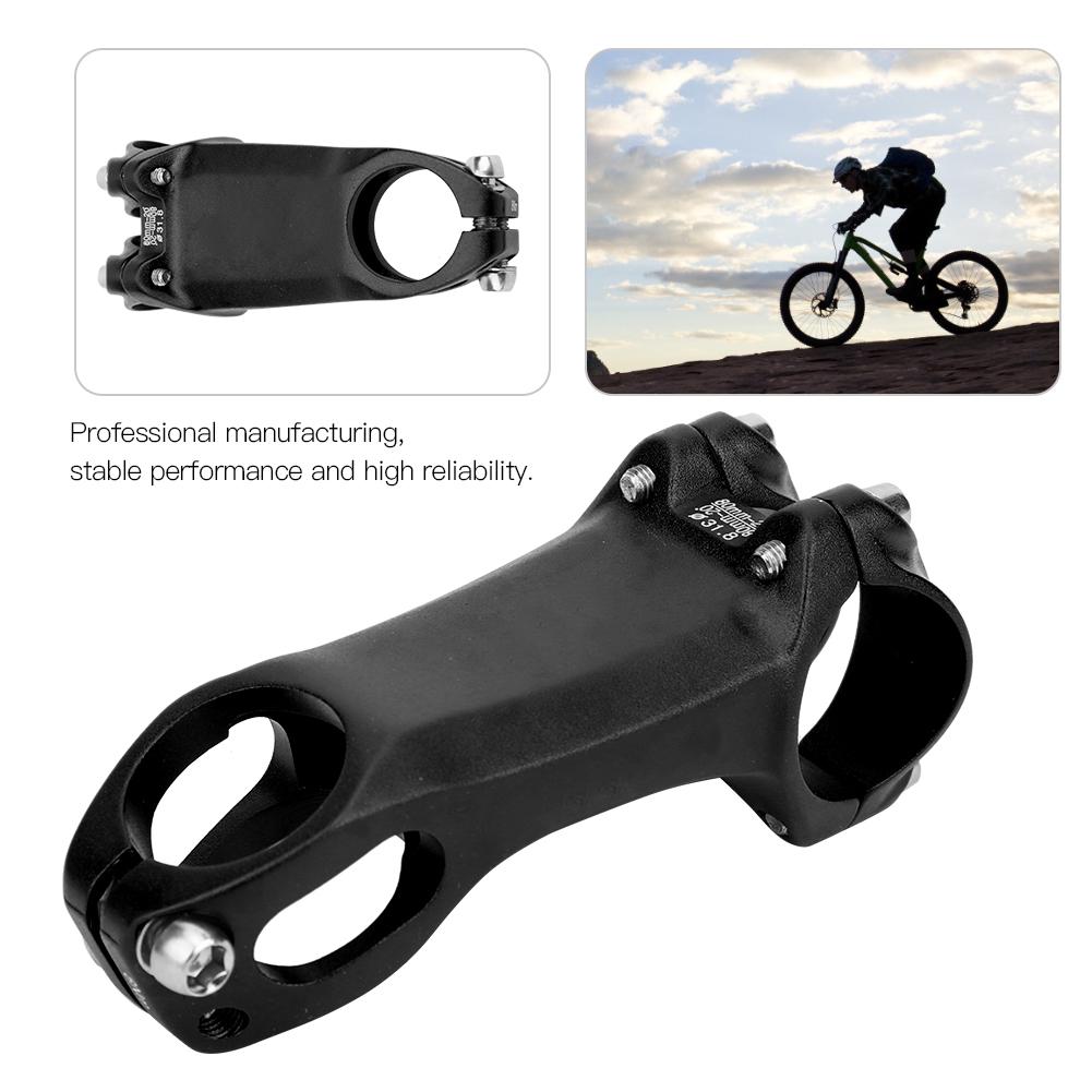 Operated Negative Angle Rod Aluminium Alloy Bike Stem Cycling Accessory(black 80mm)