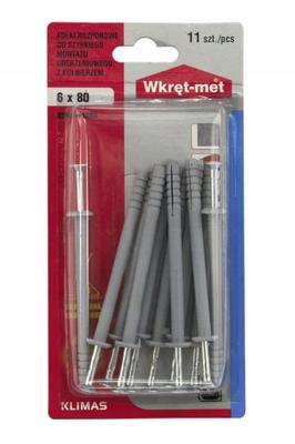 Universal Expansion Plugs 6x80mm 11 Pcs