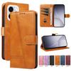 Luxury Line Card Solt Wallet Flip Leather Phone Case For OPPO Reno 13 14 15 13F Find X8 Pro kickstand Bag Book Strap Cover