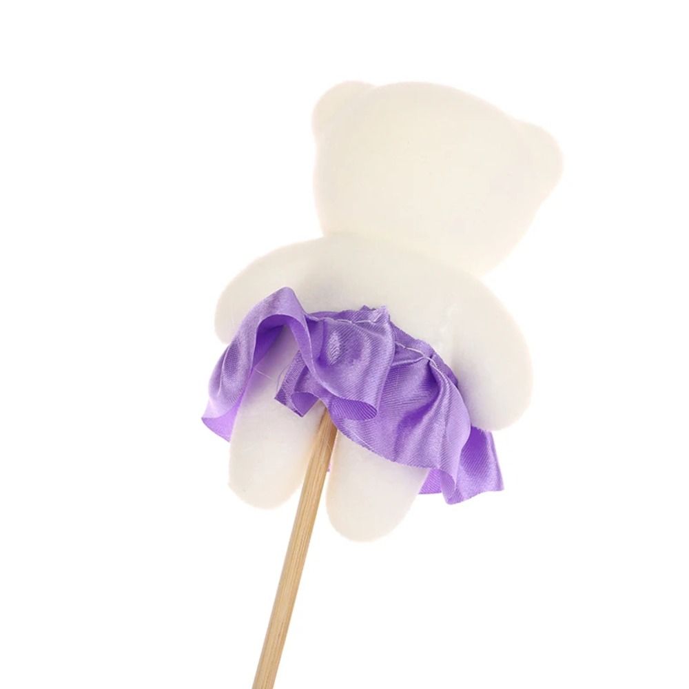 10pcs/set Foam Bear Bear Plush Foam Toys Plush Animal Cartoon Bouquet Doll Valentine's Day