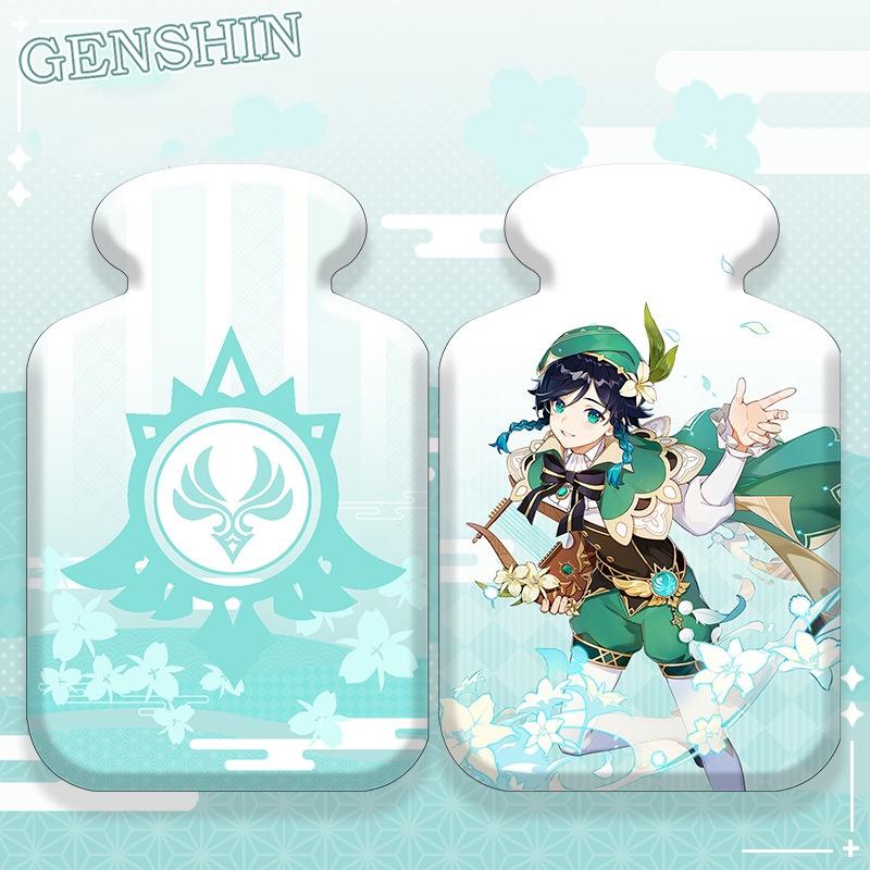 

Impact Genshin Грелка для рук с горячей водой, мешок для впрыскивания воды, подарок на Рождество Venti