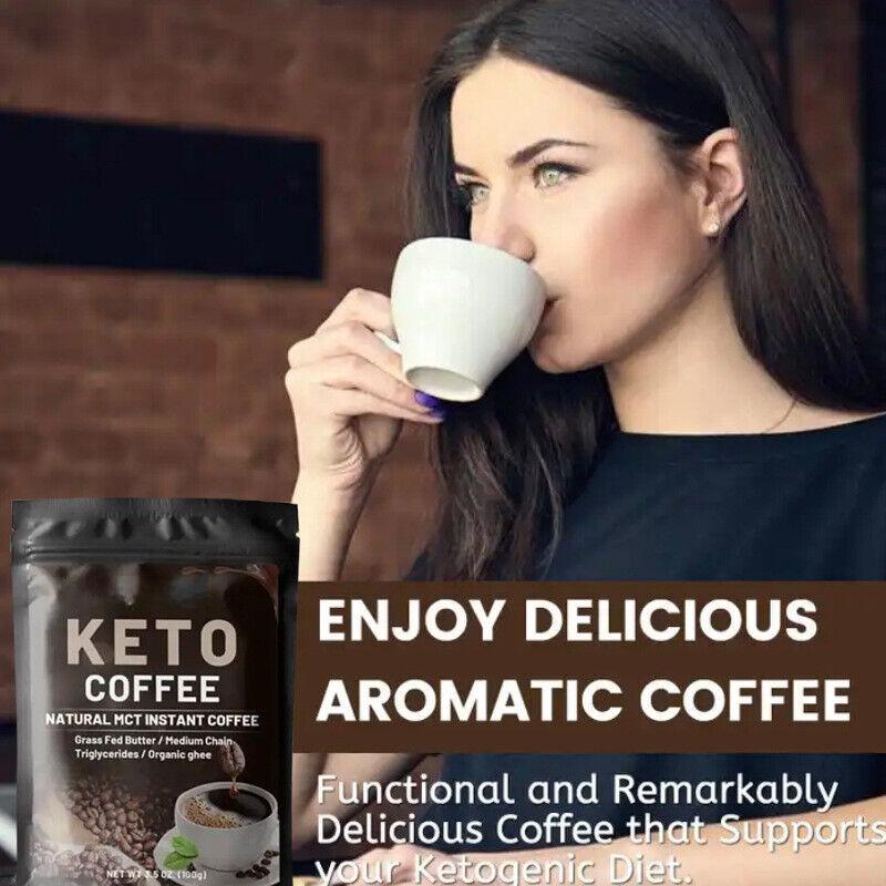 KETO Coffee Fitness Instant Solid Drink Ketogenic Black Coffee 100g