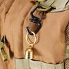 360 Rotating Double Carabiner Swivel Keychain Carabiner Multi-Use Outdoor S Chain Hooks Portable Backpack Locking Hooks