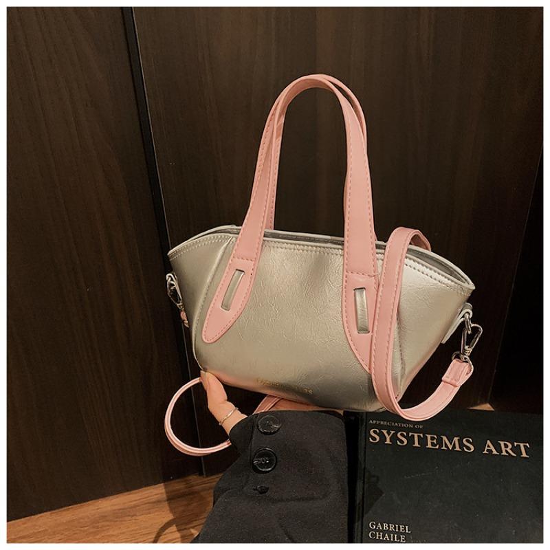 High-value fashionable portable messenger women's bag, new versatile contrasting color simple high-end shoulder women's bag