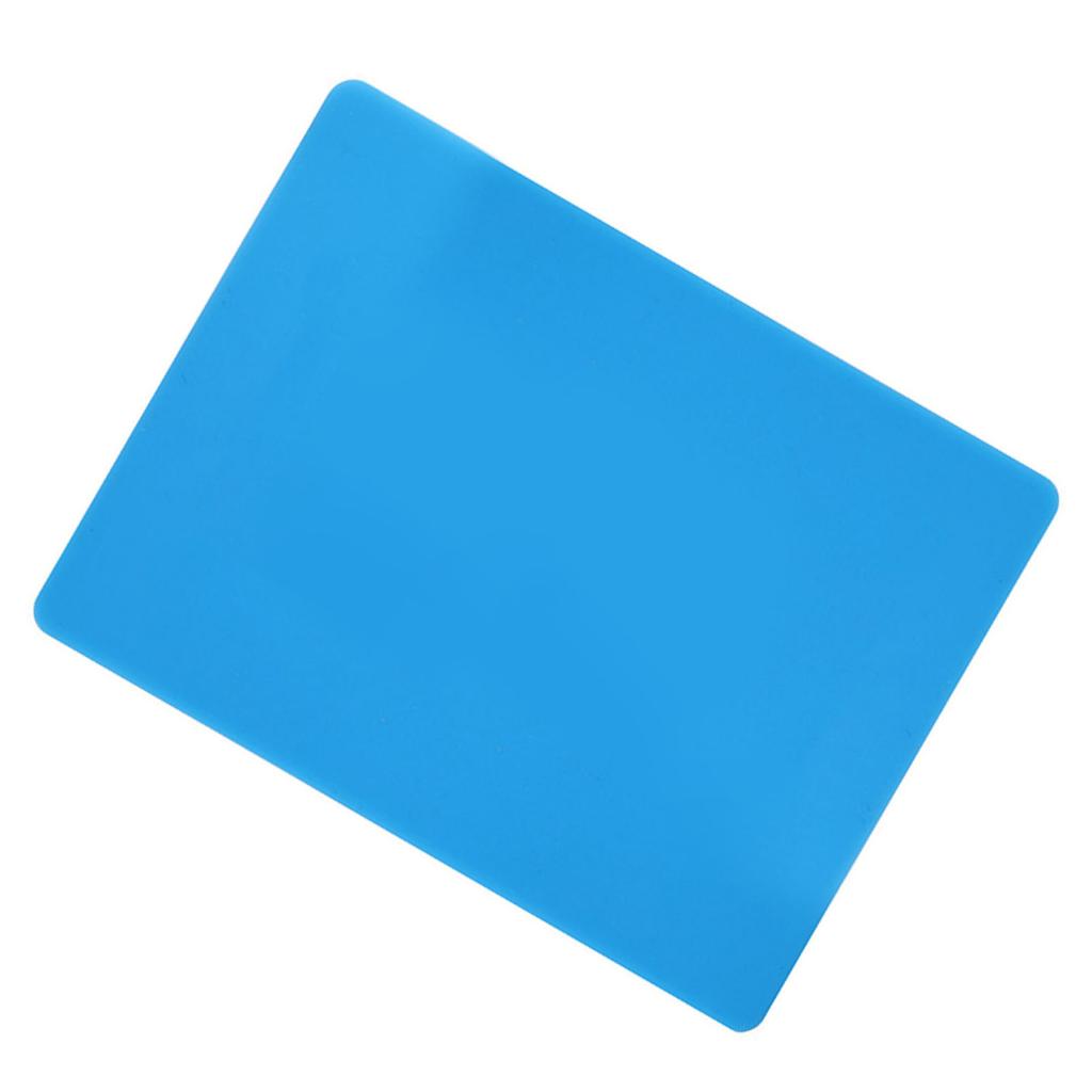 Covoraș din silicon pentru meșteșuguri, copt, blat de bucătărie, forme de rășină, foaie rezistentă la căldură, suport de masă, albastru