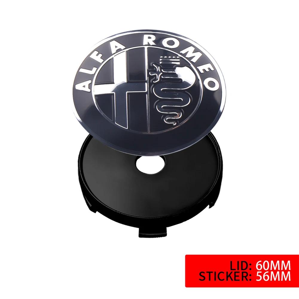 2026 Caldo Alfa Romeo 4pz 56mm Emblema Ruota Auto Alfa Romeo Decorazione Tappo Mozzo Modificato Per Alfa Romeo 159 Giulietta 147 156 Giuli