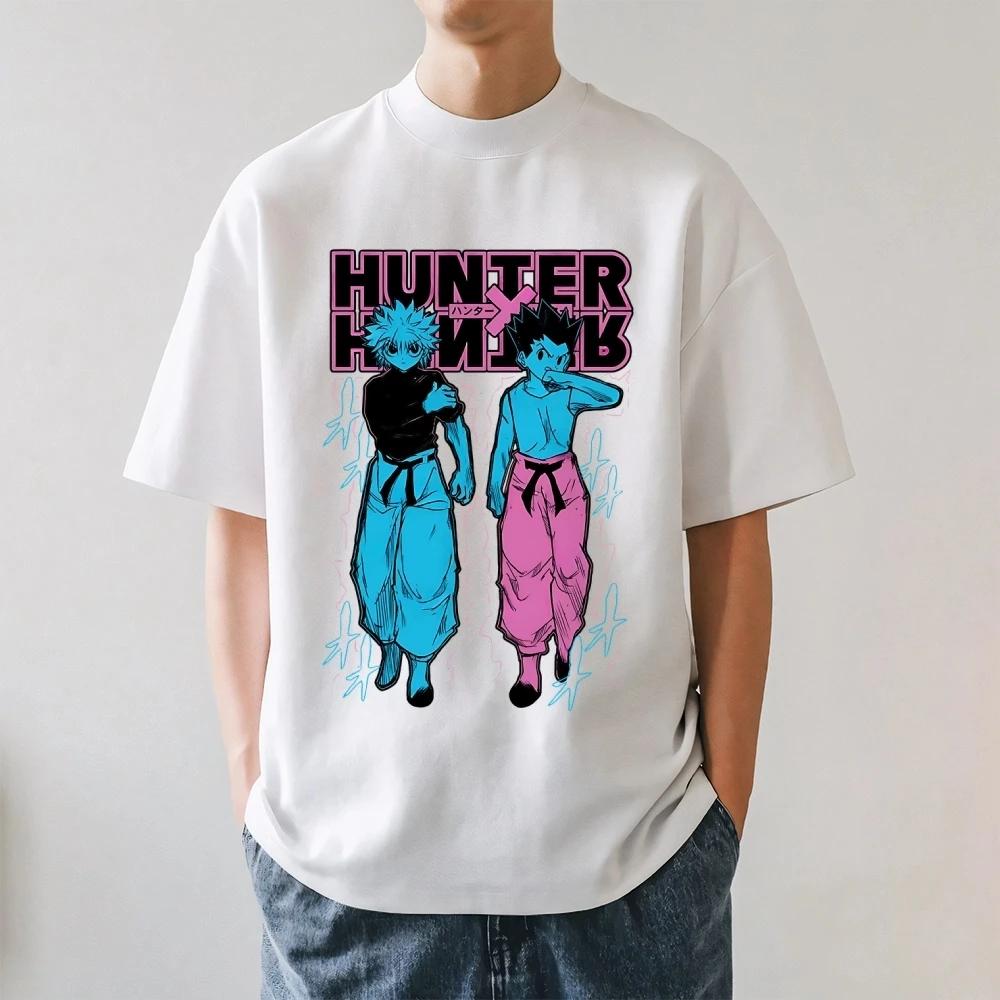 2026 New HUNTER×HUNTER Japanese Style Classic Tee High-quality Streetwear T-Shirt Suitable for Both Summer Men and Women T-shirt