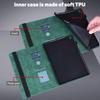 Suitable for Samsung Tab A9 plus flat leather case, Redmi pad SE retro matte peacock flower card case
