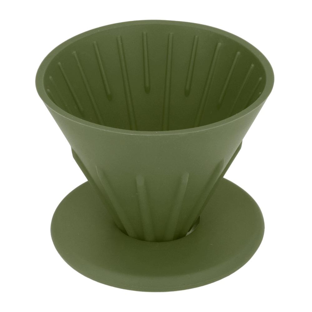 Reusable Silicone Filter Reusable Coffee Dripper Collapsible Cone Coffee Filter Holder Camping