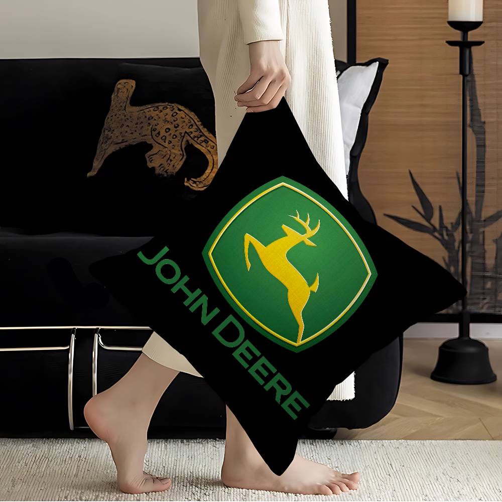 J-John-Logo-Deeres Cuscino Anime Regalo Decorazione Casa Ufficio Cuscino Camera da Letto Divano Copricuscino Auto Custodia Cuscino