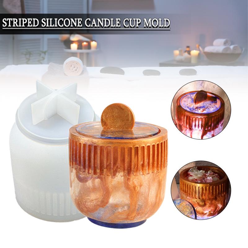 

PDTO DIY форма для хранения эпоксидной смолы, силиконовая форма для гипса, ароматерапевтическая свеча, чашка