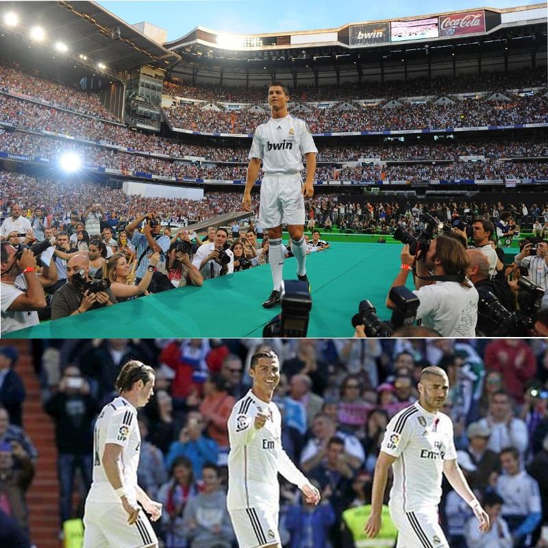 Conjunto Deportivo Infantil, Real Madrid Ronaldo Blanco Poliéster, Comodidad Transpirable