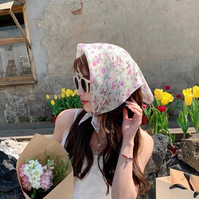 Head Scarf for Women Hairband Vintage Stytle Neck Headwrap Bandana