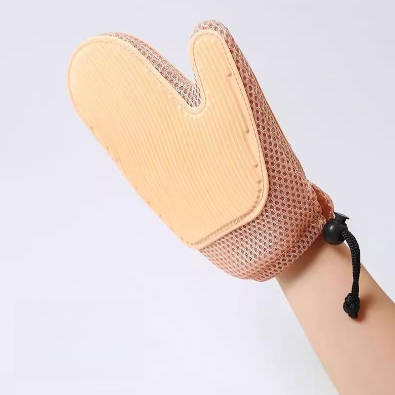 20x21cm Double-sided Usable Pet Grooming Gloves Dog Cat Hair Removal and Cleaning Gloves Pet Massage Cleaner Non Skin Damaging Anti Scratch Mitts