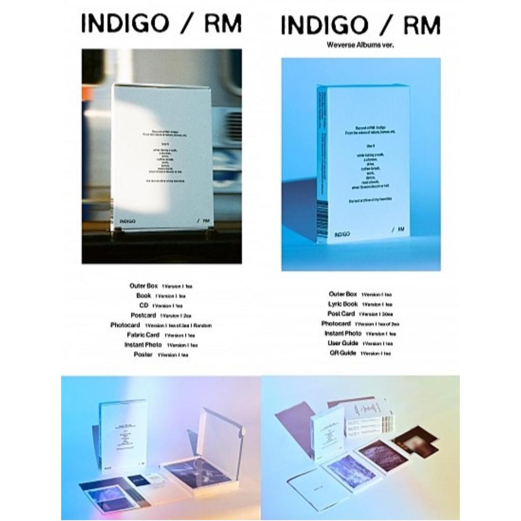 BTS RM - Indigo Book / Postcard Edition