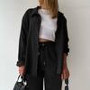 Two Piece Suit Women Summer Muslin Shirt And Trousers Clothes Two Piece Beachwear Suit Two Piece Suit Women