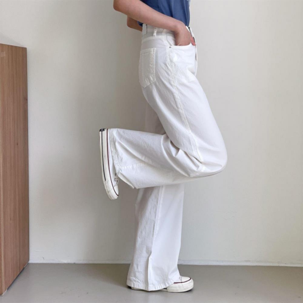 New ArrivalS Open Run Women S Wide Span Cotton pantS White Model Number