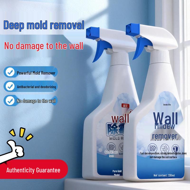 Mold Remover Spray for White Walls and Bathroom Surfaces