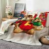 Movie A Alvin A And T The C Chipmunks Throw Flannel Throw Blanket Suitable for Sofa,Living Room,Bedroom