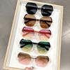 Frameless Sunglasses for Women, Sun Protection and UV Protection, Gradient, Fashionable and High-end Sunglasses