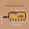 Multipurpose Collapsing Fabric Hangers For Living Fold Flat Designs Hook Securely On Door Curtains HX6C