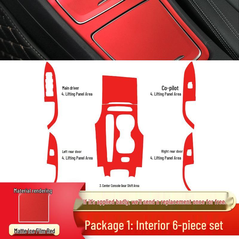 Envision S Interior Stickers: Center Console Gear Shift Film for 20 Models
